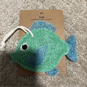 Tag Fish Kitchen Loofah Scrubber